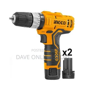 INGCO Cordless Drill CIDLI1232E, 12V, 20NM + 2x Battery
