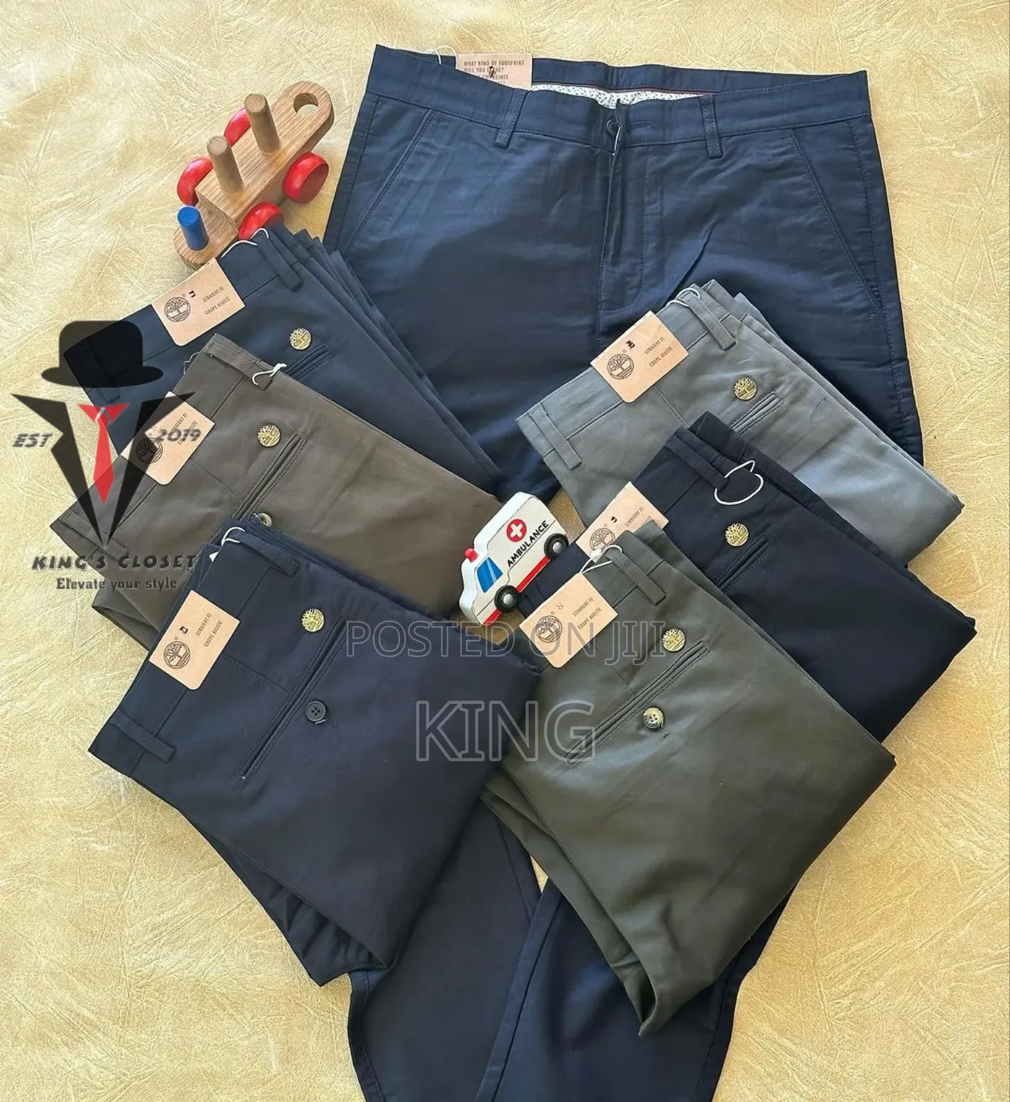 Customised Kaki Pants