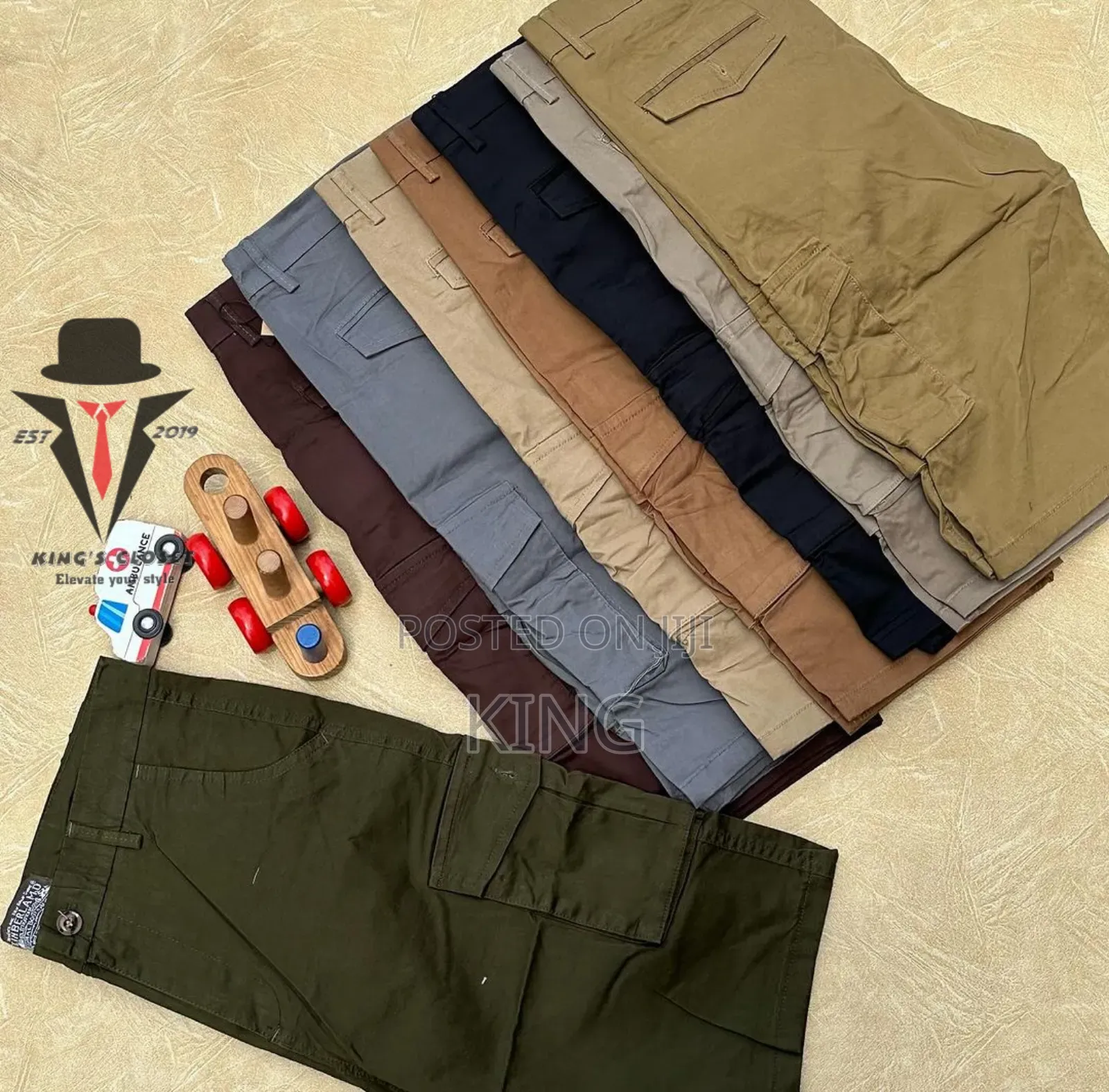 Appropriate Kaki Cargo Shorts