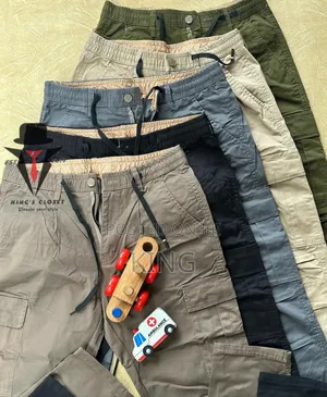 Credy Suited Kaki Cargo Pants