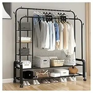 Double Rod Clothes Hanger Rack