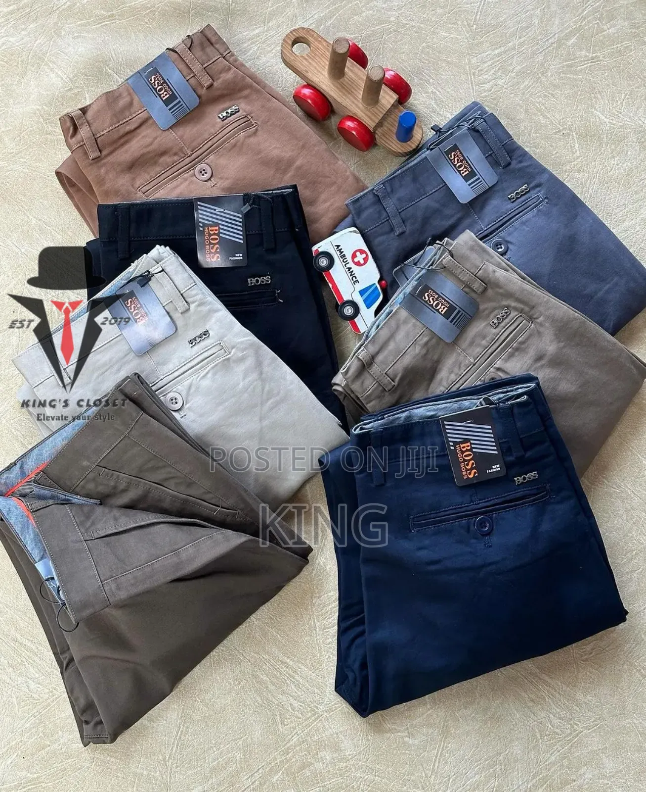 Majest Suited Kaki Pants