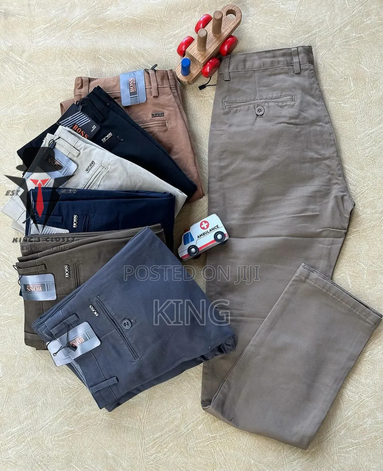 Majestic Suited Kaki Pants