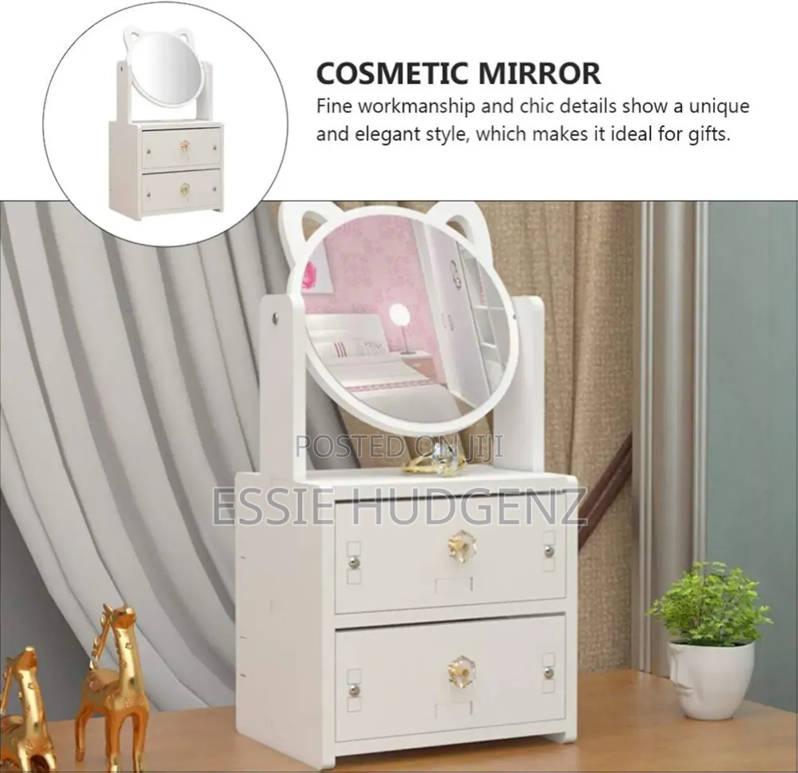 Make Up Organizer With Mirror