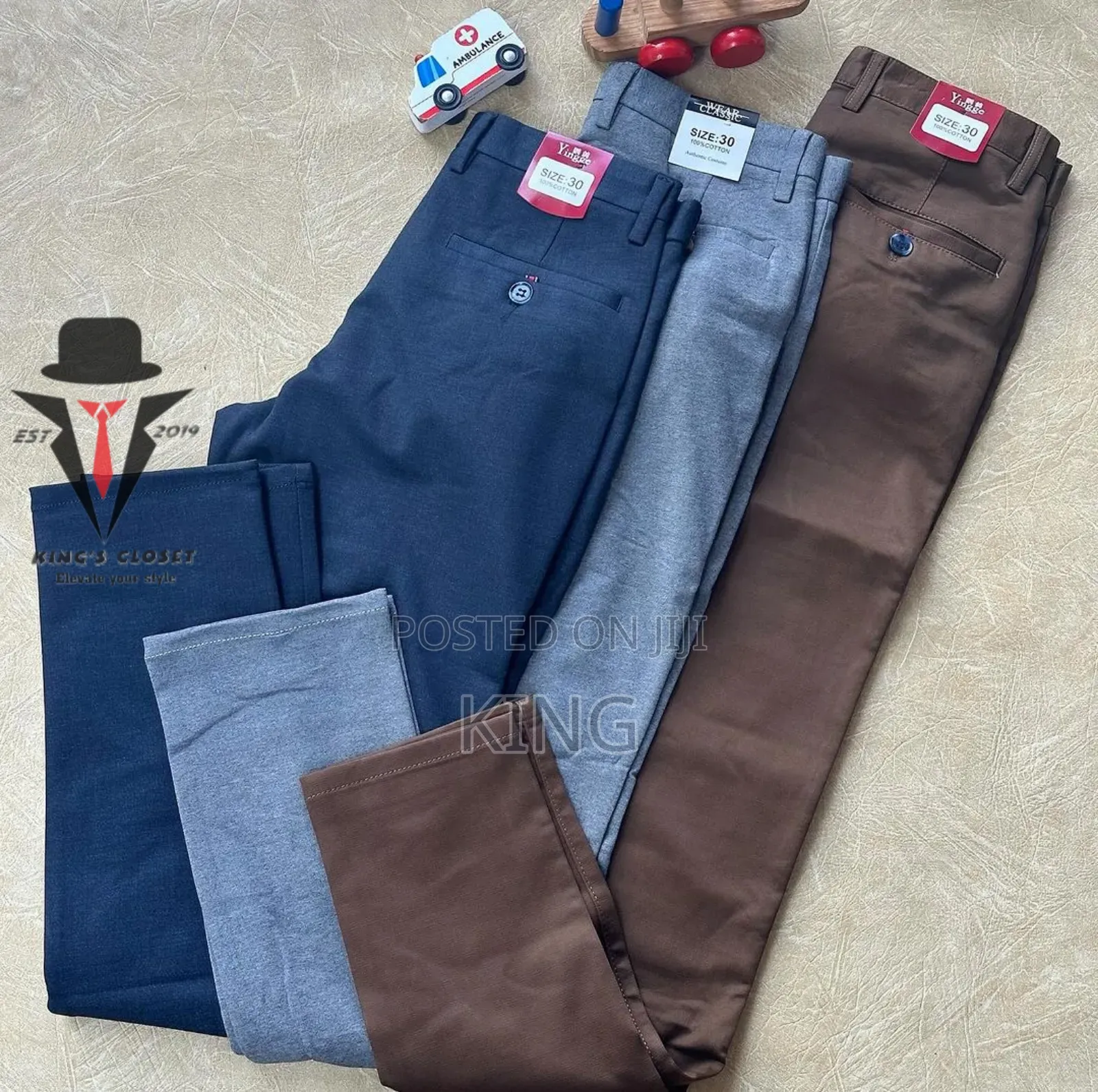 Lesten Suited Kaki Pants