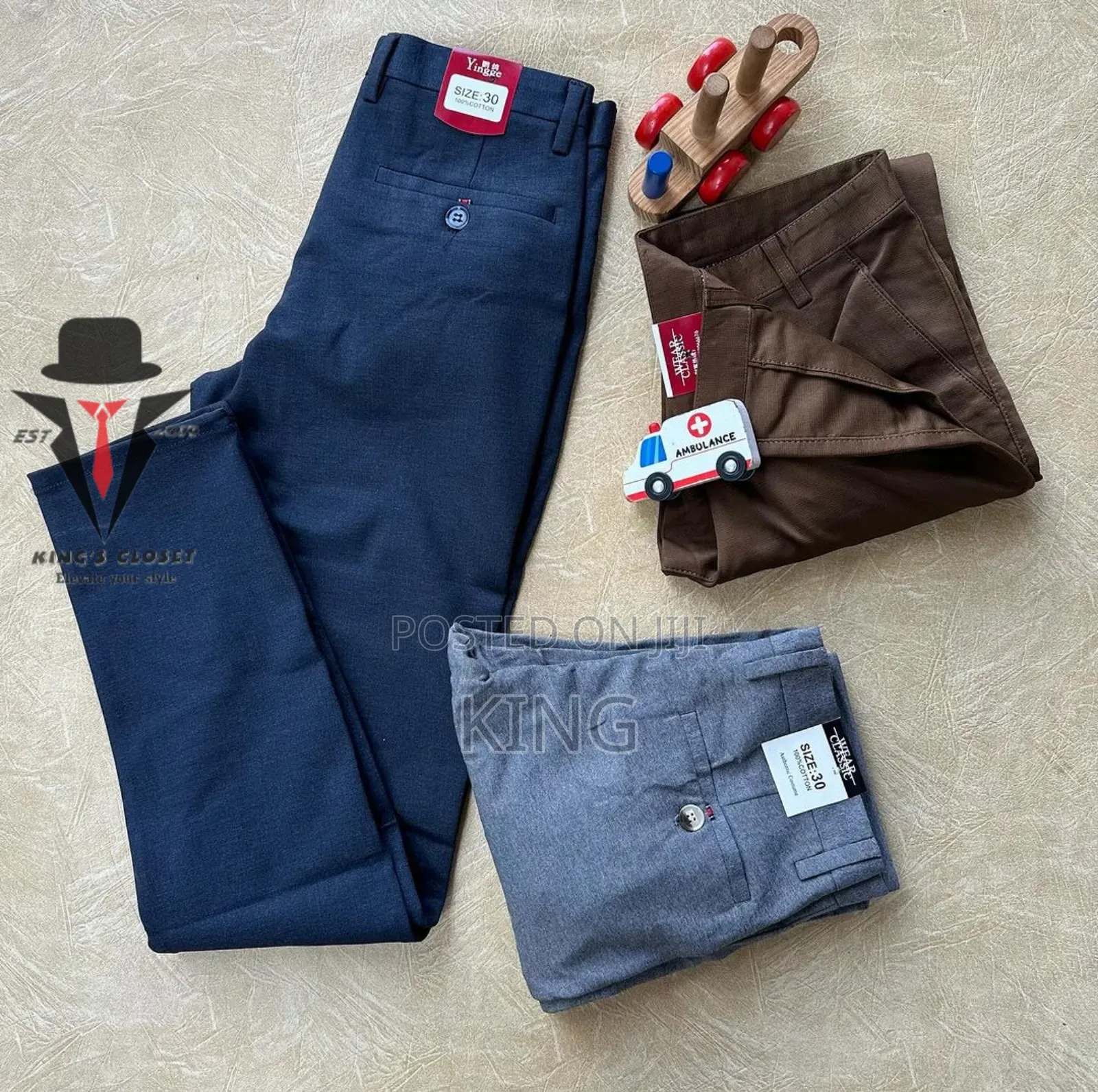 Upper Class Suited Kaki Pants