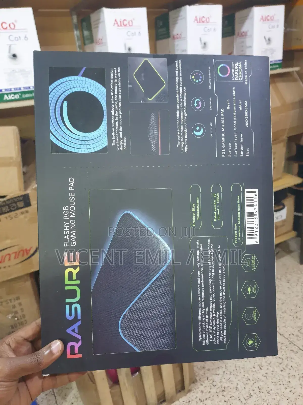 Gaming Mouse Pad Flashy and RGB