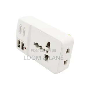 3pin /UK Plug Universal+2 USB Way