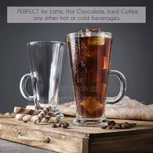 6pcs Latte Coffee Glasses/ Mugs