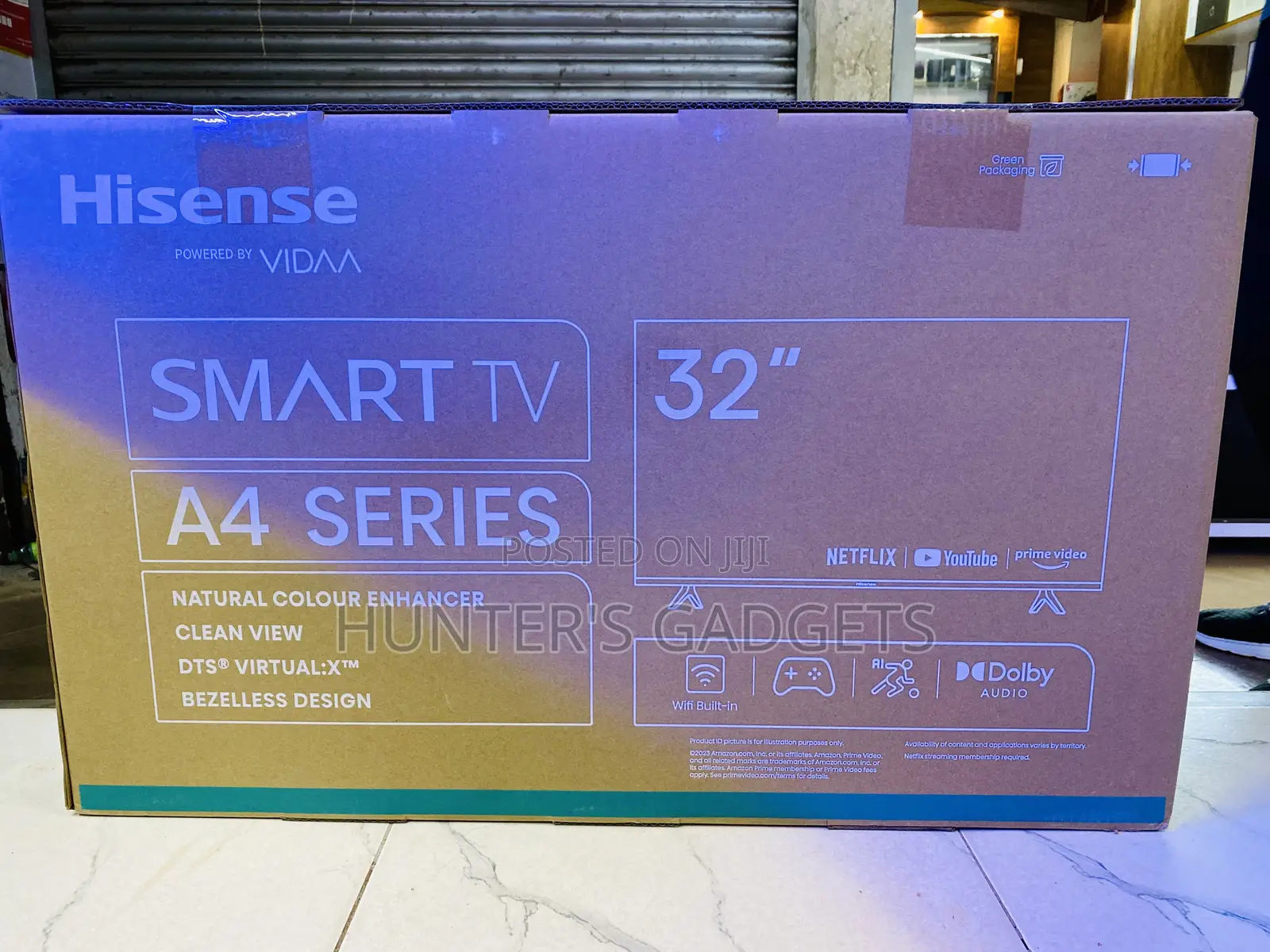 Hisense 32 Inch Smart Digital Frameless A4 Series Brand New