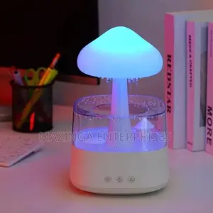 Raindrops Humidifier With Colourful Night Lights