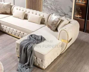 Chesterfield L Sofa Set of 7 Seaters