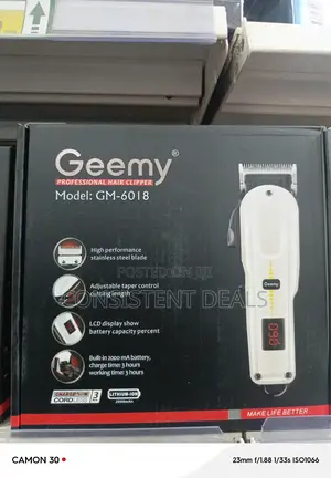 Geemy Rechargeable Hair Clipper