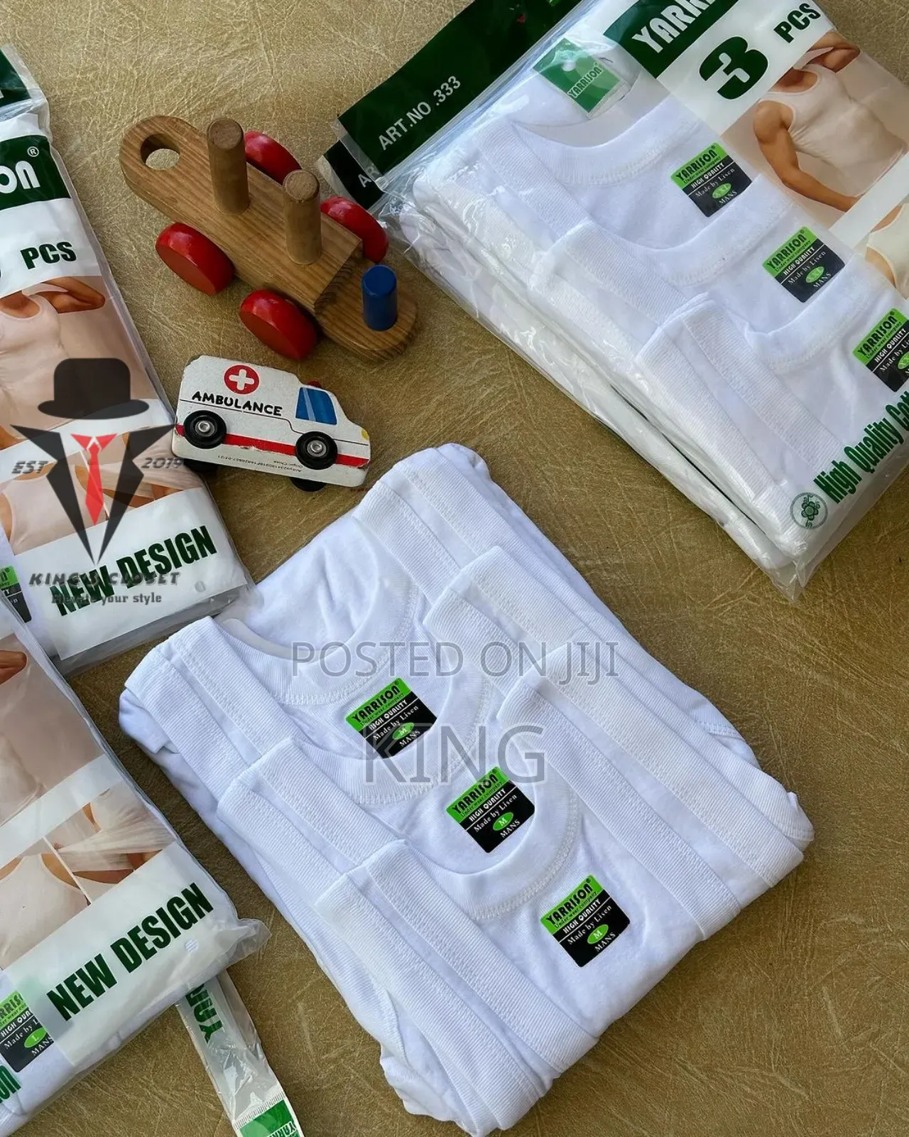 Vests. 3pcs Premium Cotton