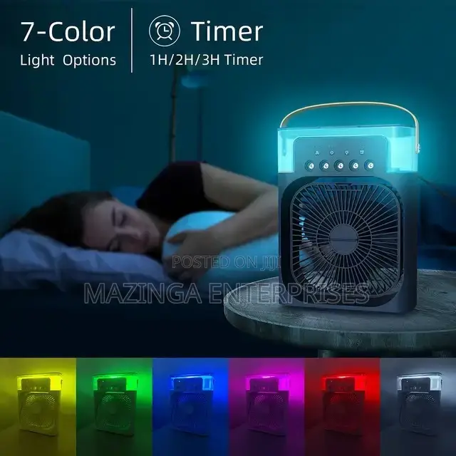 Portable Desktop Cool Air Humidifier With Fan
