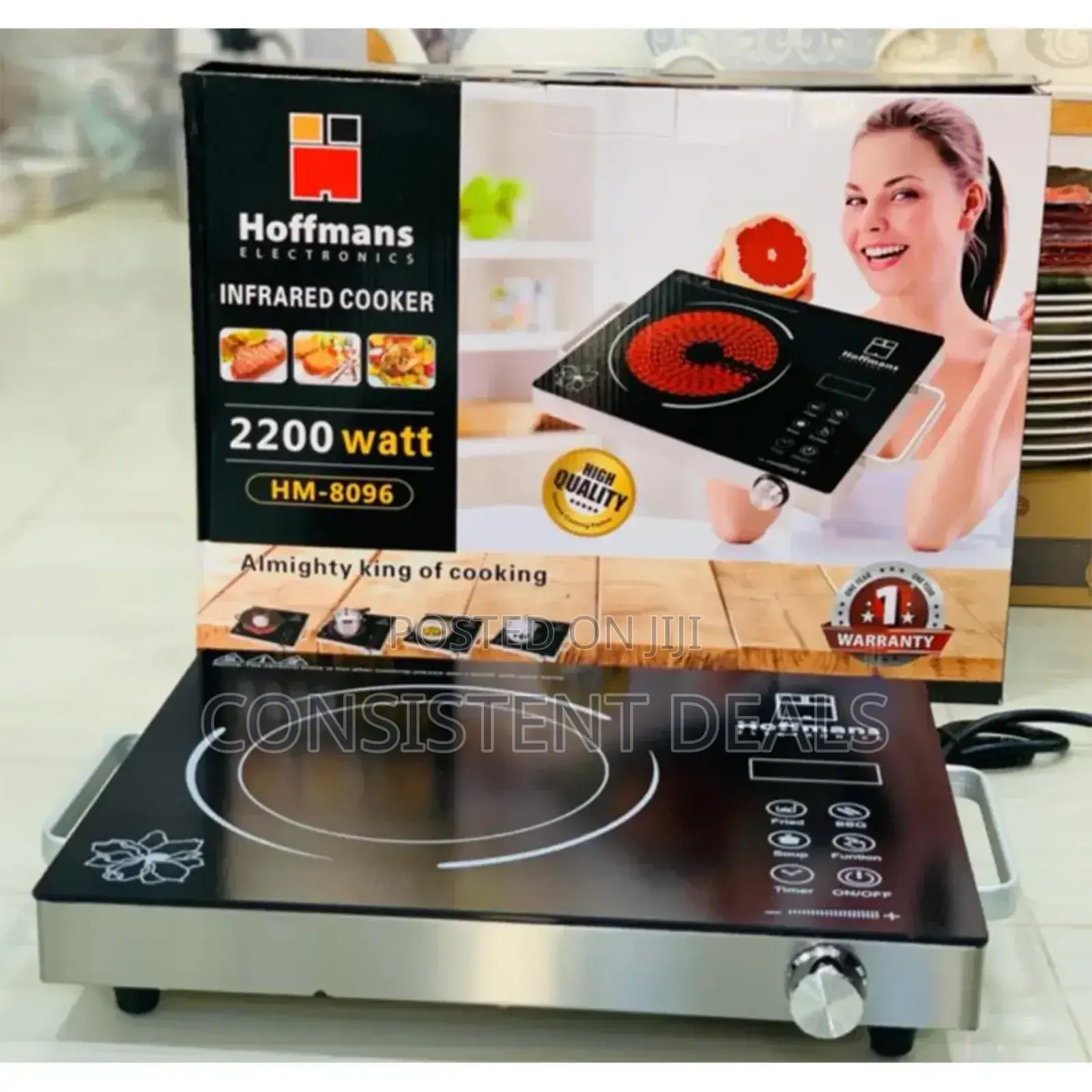 Hoffman Infrared Single Ceramic Cooker