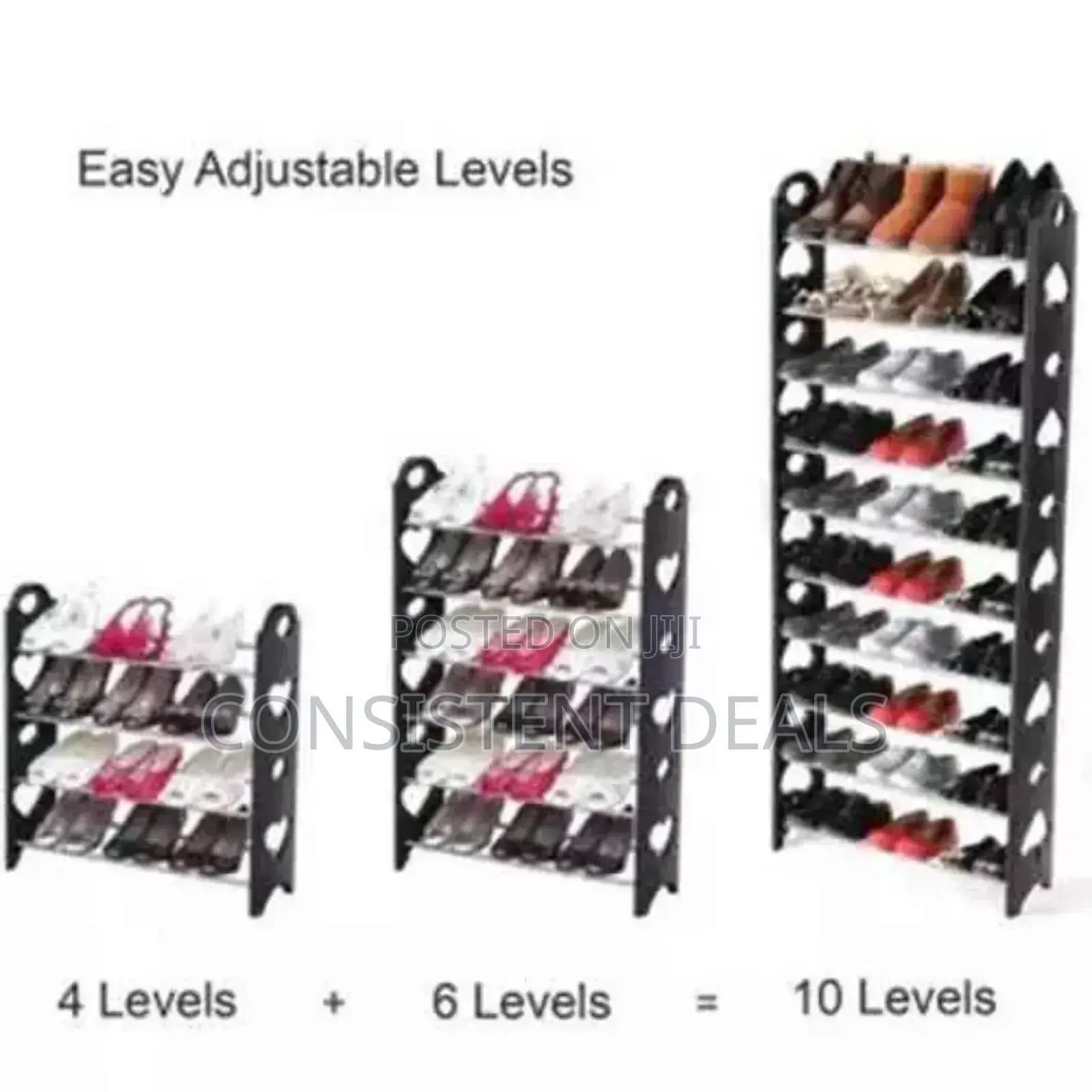 10 Tier Shoe Rack Organizer