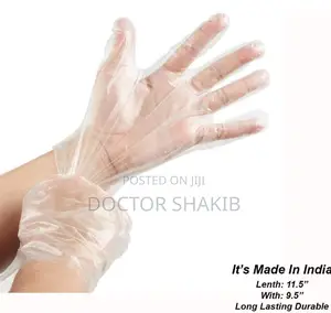 100pcs Disposable Gloves ( Plastic )