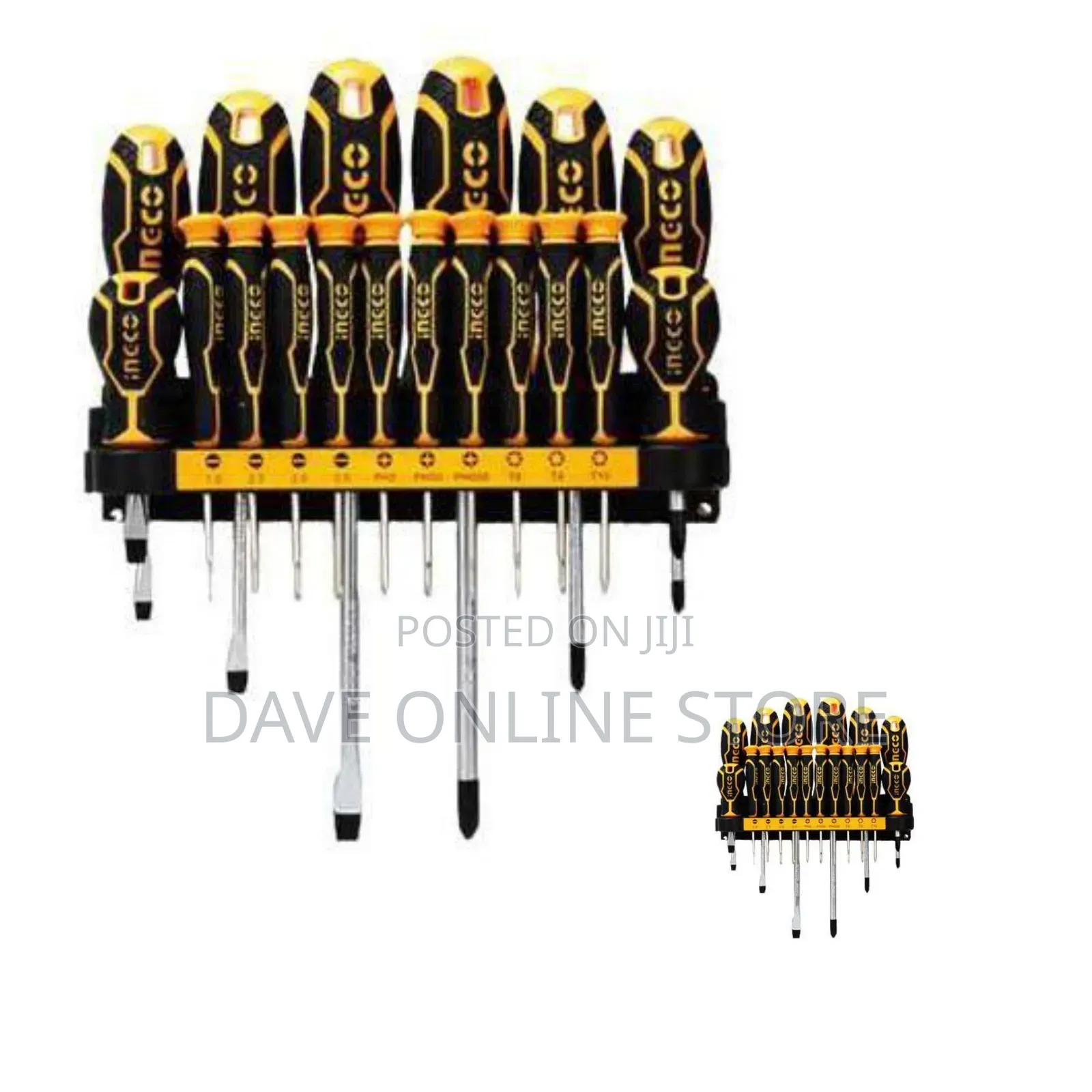 INGCO HKSD1828 18 PCS Precision Screwdriver Set-Black