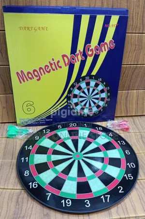 Magnetic Dart Game 17' Inch With a Wall Mount Slot.
