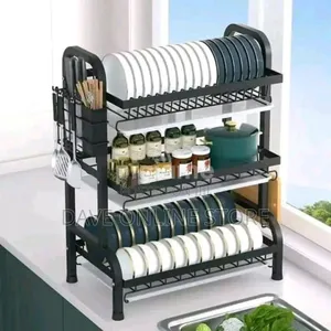 3 Tier High Quality Steel Dish Rack