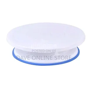 White Rotating Cake Stand