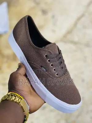 Original Brown Unisex Vans Off the Wall Sneakers