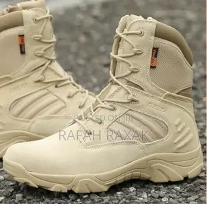 Original Khaki Delta Outdoor Military Combat Desert Boots