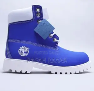 Original Blue/White Timberland 6 Inch Waterproof High Boots