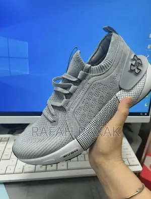 Original Grey Under Armour Hovr Phantom 3 Running Sneakers