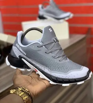 Original Men’S Grey Salomon Alphacross Trail Casual Sneakers