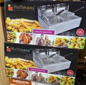 Hoffman 12L Commercial Electric Double Deep Fryer