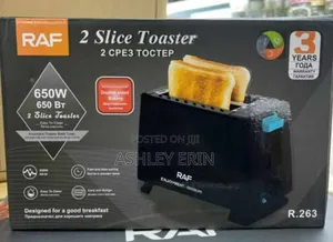 Raf 2 Pieces/Slice Electric Mini Bread Toaster