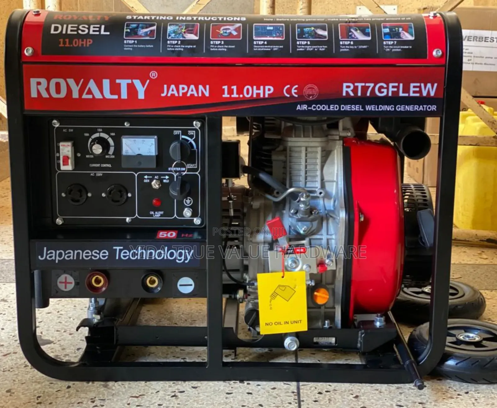 Welding Generator Royalty Japan 100 % Copper Heavy Duty