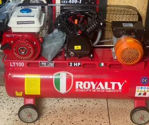 Air Compressor Double Function 100 Litres Petrol and Elect