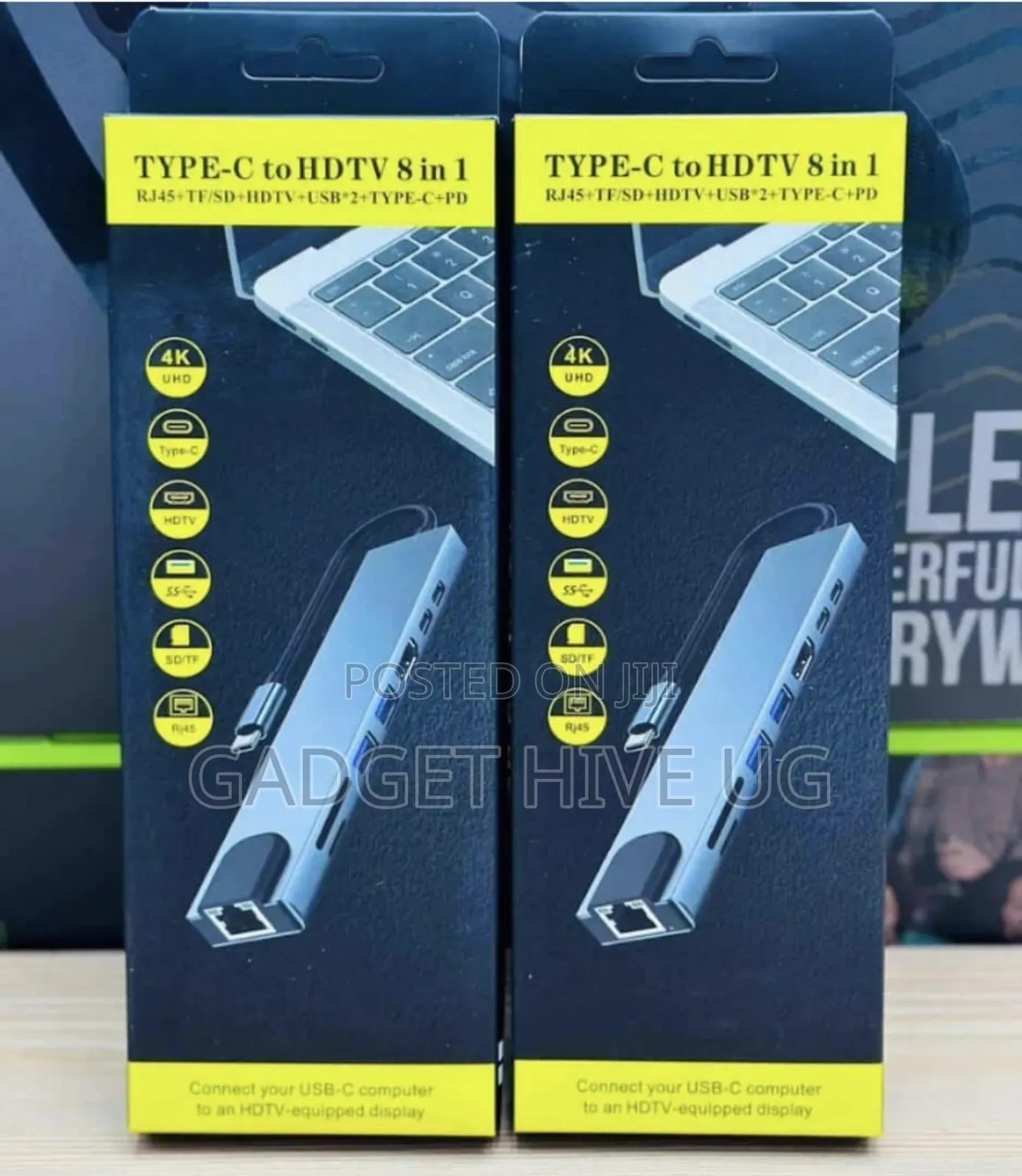 Type C to 8 in 1 Hub