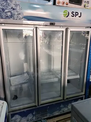 SPJ 1100litre Triple Door Display Chillers/Refrigerators.