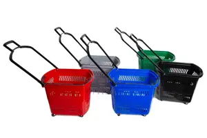 40litres Rolling Shopping Baskets