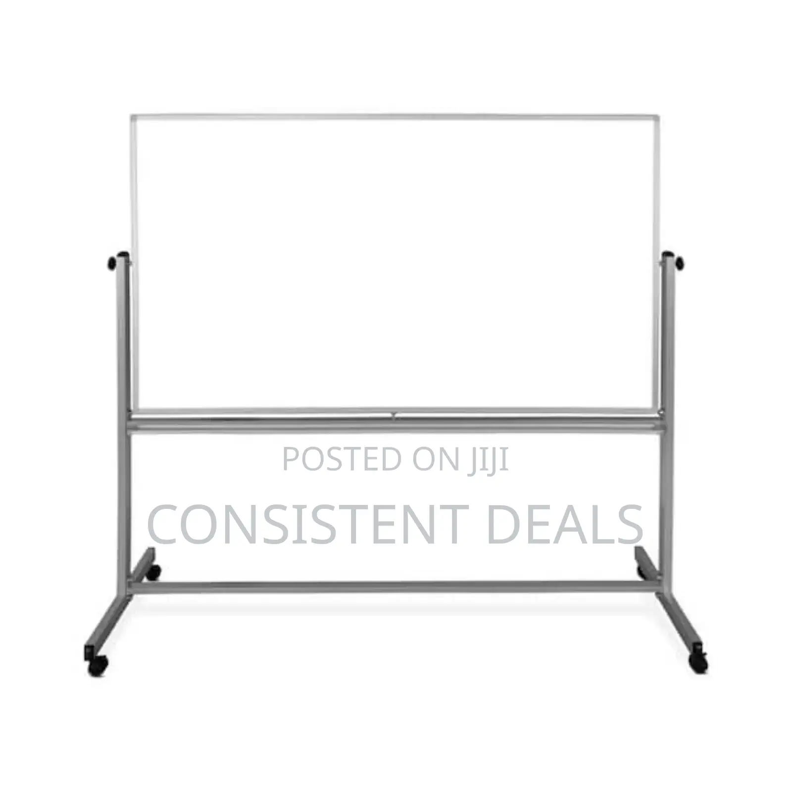 90x150cm White Board With Stands, Eraser and Markers