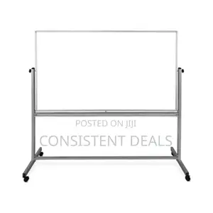 90x150cm White Board With Stands, Eraser and Markers