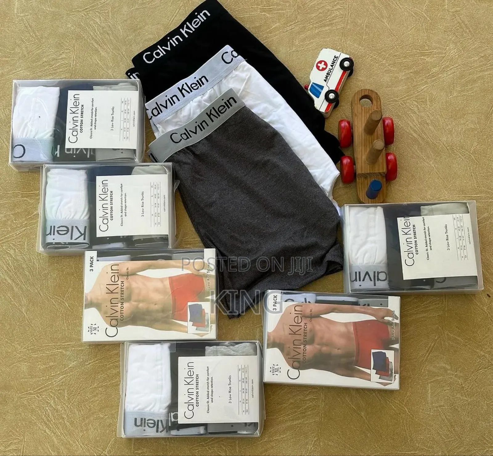 Calvin Klein New Boxers. 3pcs