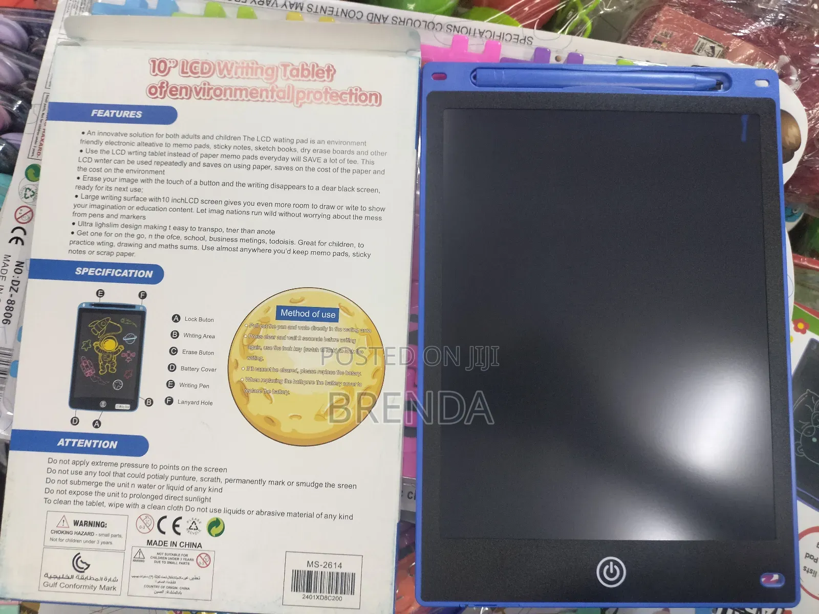 Brand New LCD Panel Colorful Writing Tablet