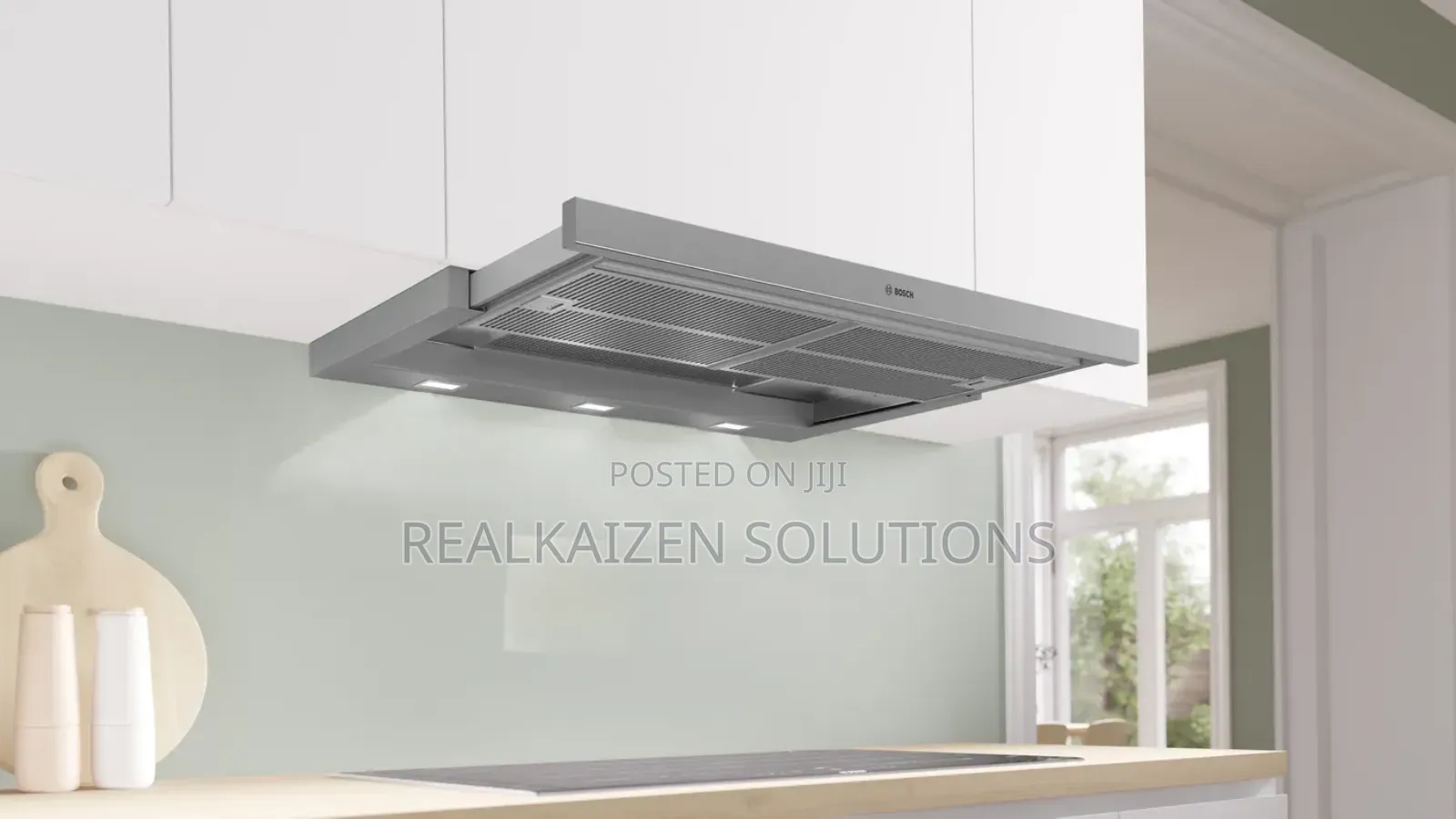 BOSCH |Series 4 Metallic Telescopic Kitchen Cooker Hood 90cm