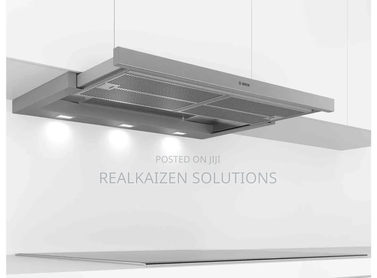 BOSCH |Series 4 Metallic Telescopic Kitchen Cooker Hood 90cm