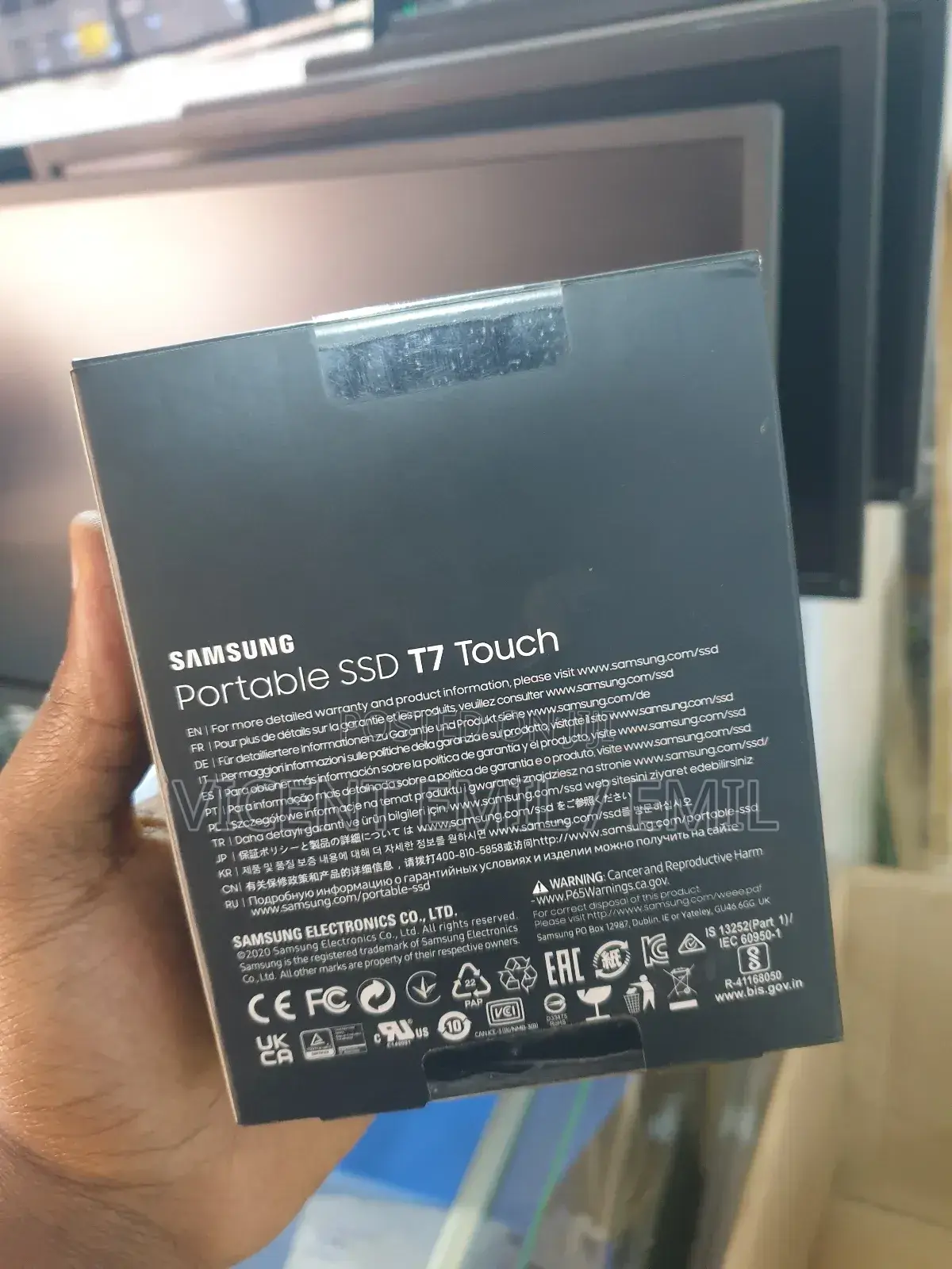 Samsung Portable External SSD T7 Touch 500GB