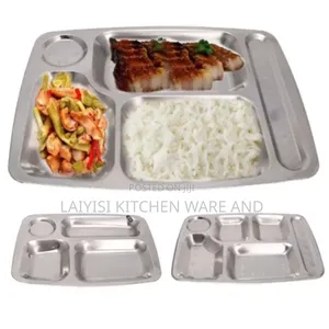 12 Pieces of Stainless Steel Partion Plates