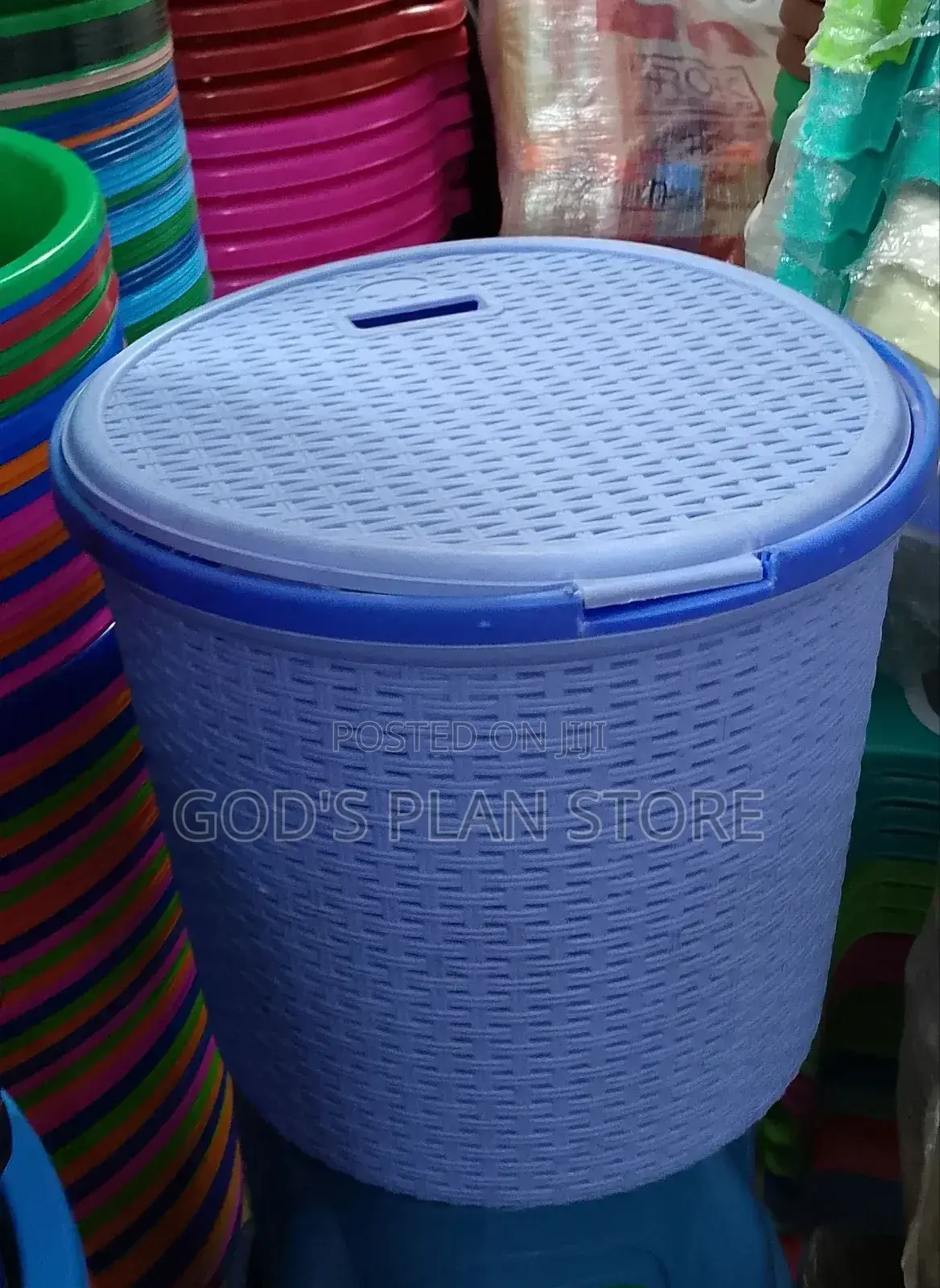 Plastic Loundary Baskets 1pc