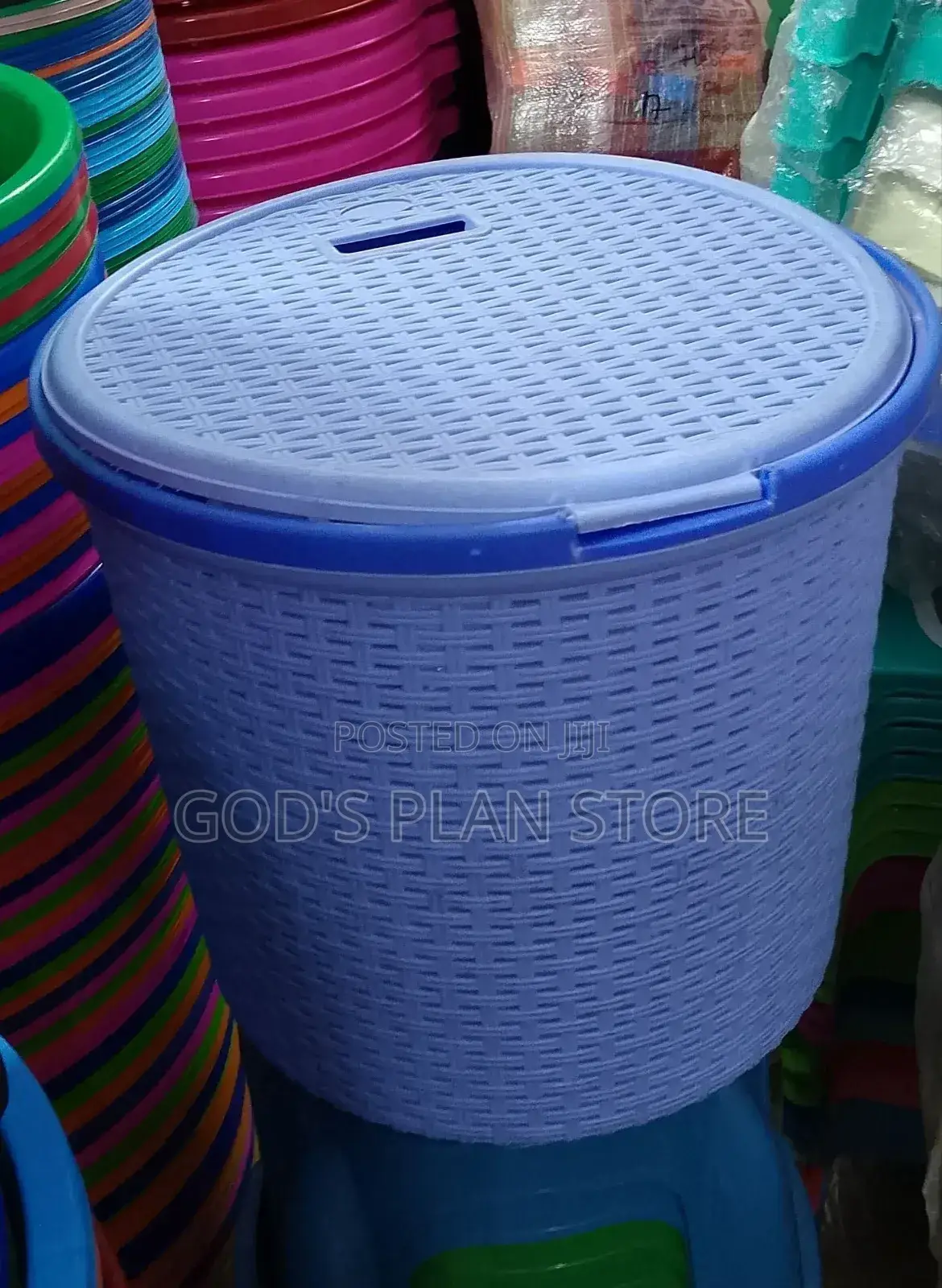 Plastic Loundary Baskets 1pc