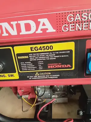 Gasoline Generator Key Start 4kva Honda