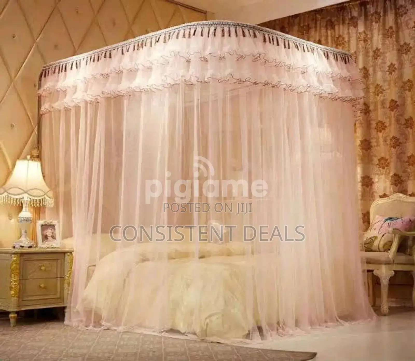 Double Rod / 2 Stand Adjustable Mosquito Net